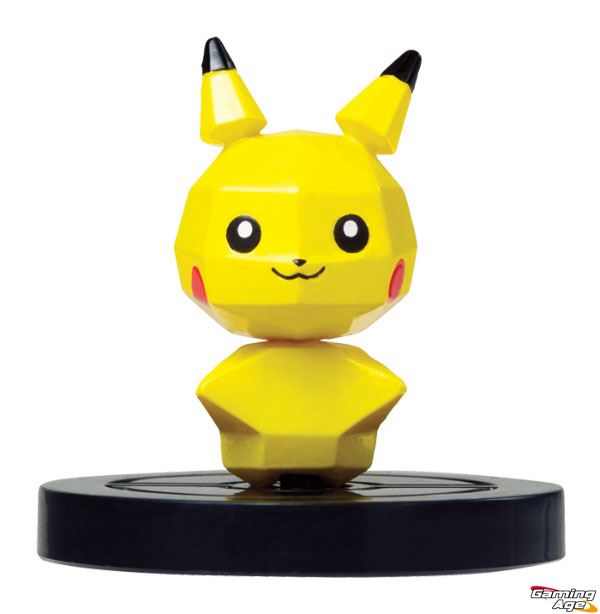 Pokémon Rumble U and NFC figures battling onto the Wii U on